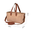 Organizador Infantil de Feltro para Fraldas com Bolsos e Alça Prática