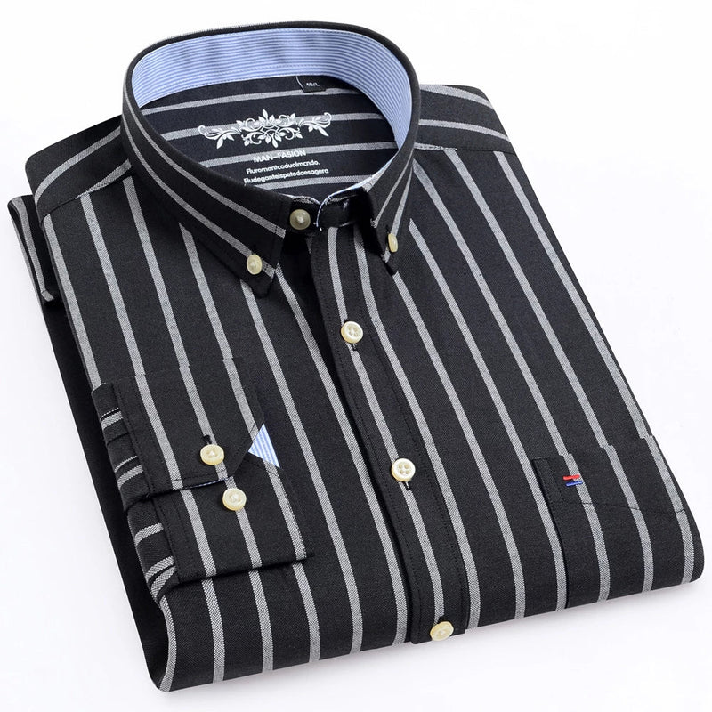 Camisa Xadrez Masculina Preta Blackout