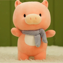 Pelúcia Infantil Colorida de Animais Diversos para Conforto e Alegria