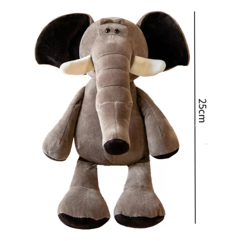 Confortável Pelúcia Infantil Elefante Cinza da Floresta