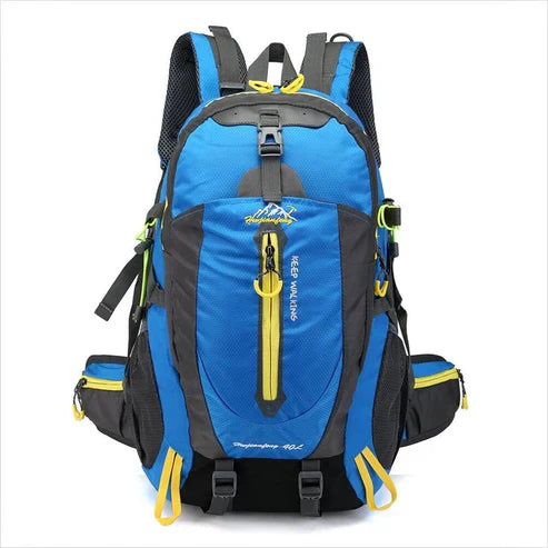 Mochila de Camping Impermeável 40L - Conforto e Praticidade para Aventura