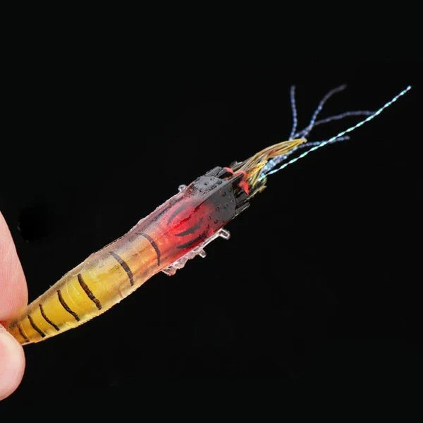 Conquiste Suas Melhores Capturas com o Kit de 5 Iscas de Camarões Artificiais