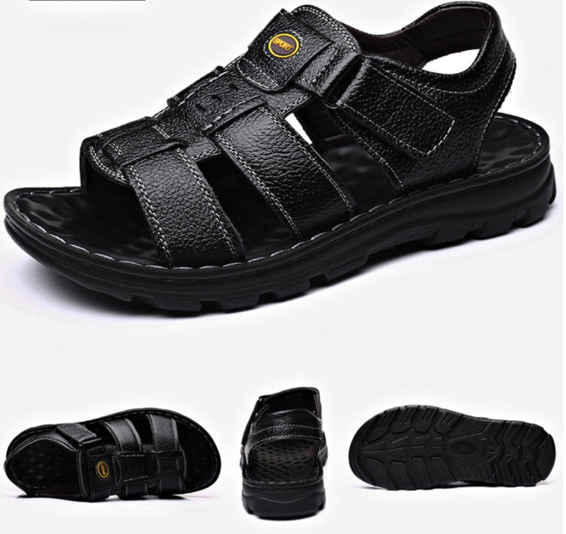 Conforto e Estilo com Sandália Masculina em Couro Genuíno - Santoro