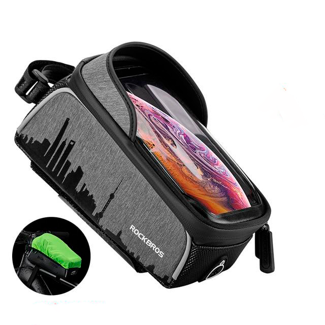 Bolsa Ciclismo Impermeável com Toque Prático para Celular RockBros