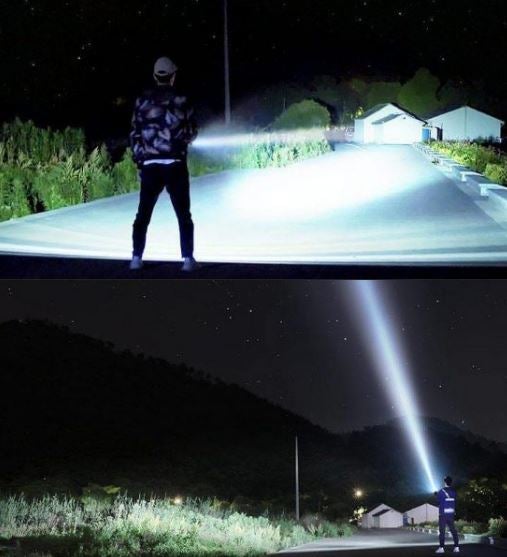 Lanterna Tática Zoom - Potência e Praticidade Para Suas Aventuras