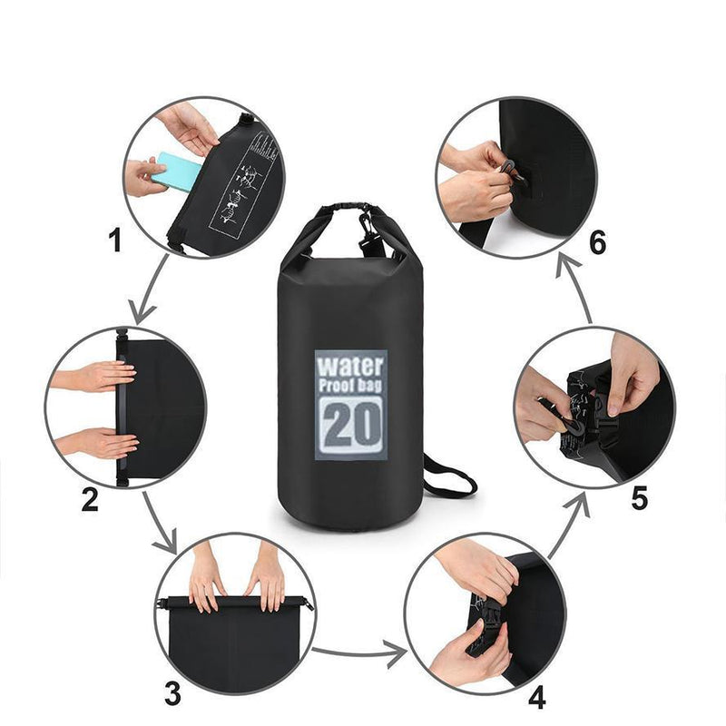 Mochila Impermeável Flutuante - Praticidade e Estilo Para Seus Dias de Praia