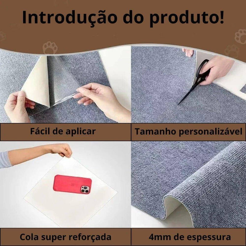 Proteção Prática para Seu Sofá – Adesivo Antiarranhão para Gatos