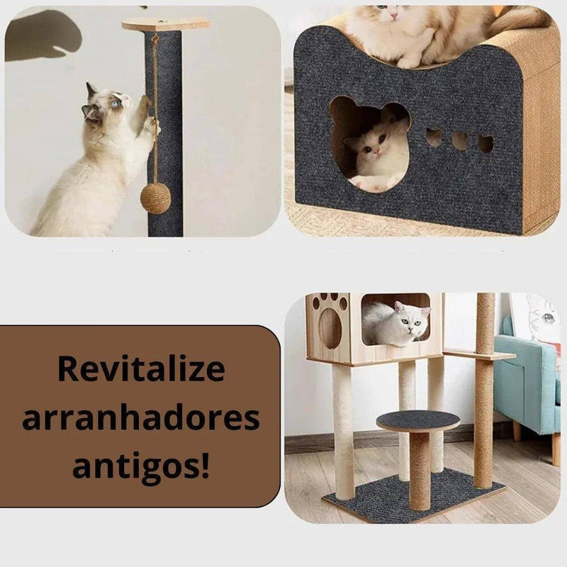 Proteção Prática para Seu Sofá – Adesivo Antiarranhão para Gatos