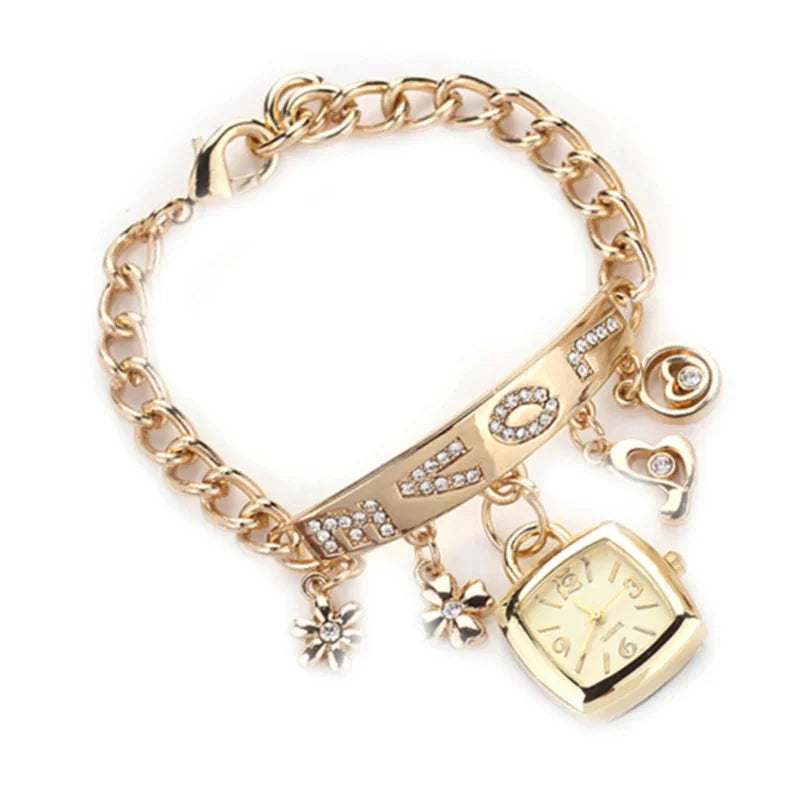 Relógio Feminino Pulseira Berloques - CharmTime