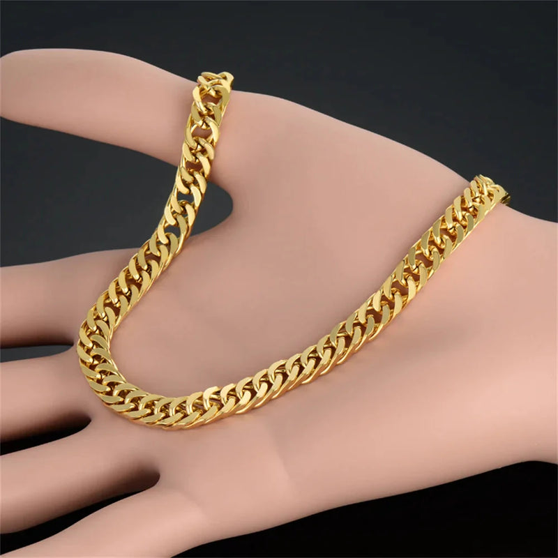 Pulseira Masculina Banhada a Ouro 18k