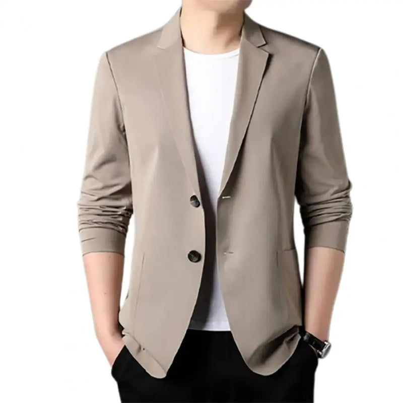 Blazer Casual Prime em Seda Gelo - Sofisticação e Conforto Inigualável