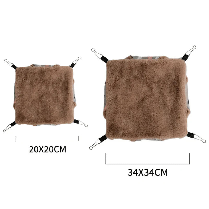 Rede Suspensa Confortável para Hamsters, Chinchilas e Porquinhos-da-Índia