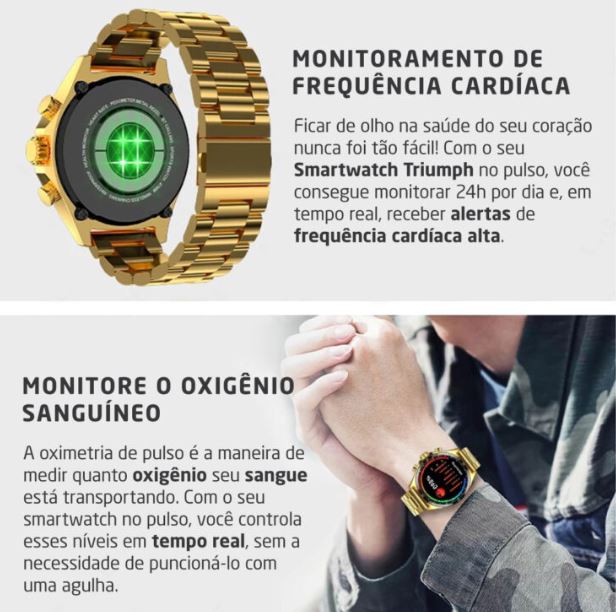 Relógio Inteligente Masculino - TechMaster Pro