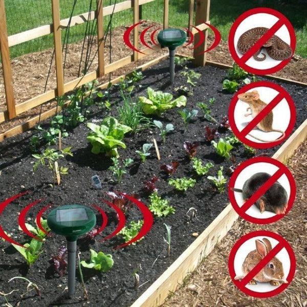 Repelente Solar Ultra Sônico: Proteção Eficaz Contra Pragas por 24 Horas