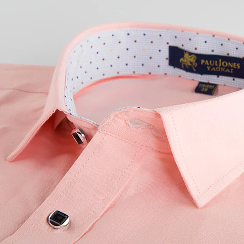 Camisa Social Masculina Rosa
