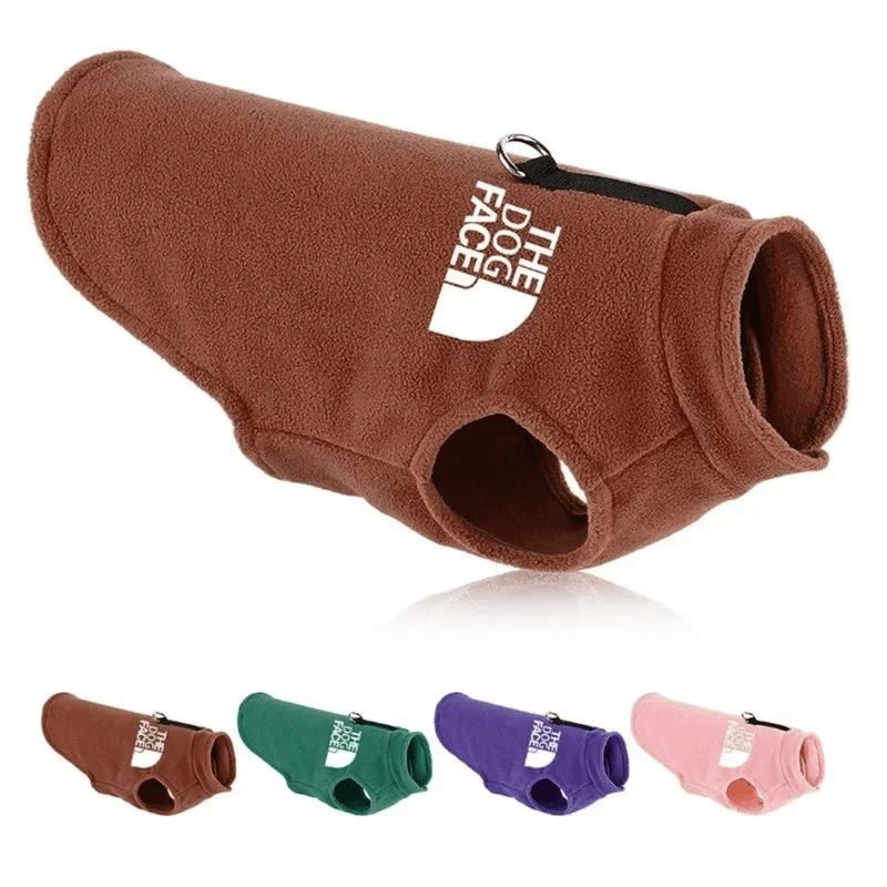 Casaco Colete Flanelado The Dog Face com Argola para Guia – Conforto e Estilo para Seu Melhor Amigo