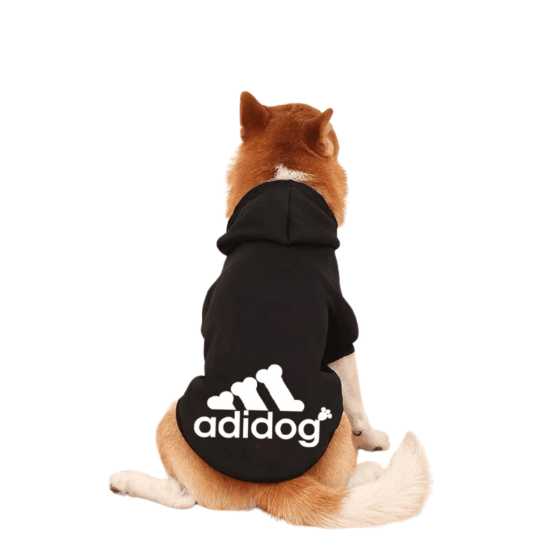 Moletom Adidog com Capuz para Cachorros – Estilo e Conforto em Cada Passeio
