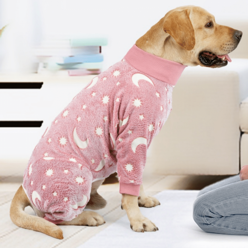 Confortável Pijama de Flanela Para Cães