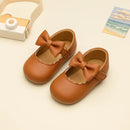 Sapatinhos Infantis Confortáveis com Laço Borboleta Lenogue