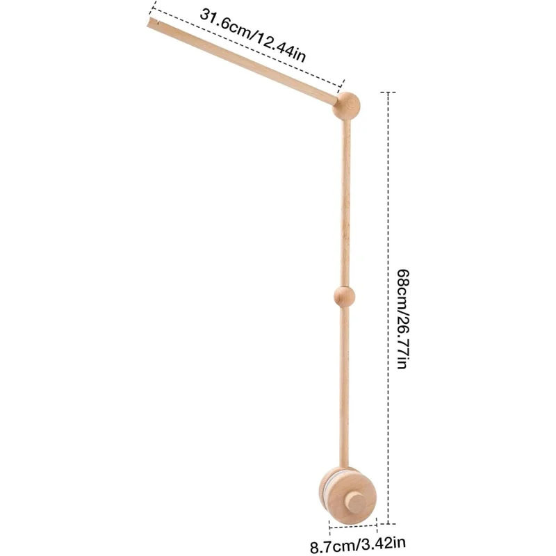 Mobile de Madeira para Berço: Encanto e Conforto para Seu Bebê