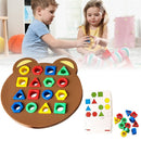 Jogo de Tabuleiro Infantil: Aprendendo Cores e Formas de Forma Divertida