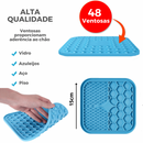 Tapete de Lamber com 48 Ventosas para uma Alimentação Tranquila e Controlada