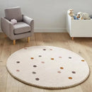 Tapete Redondo Infantil Colorido com Bolinhas Lenogue - Conforto e Alegria para o Seu Pequeno