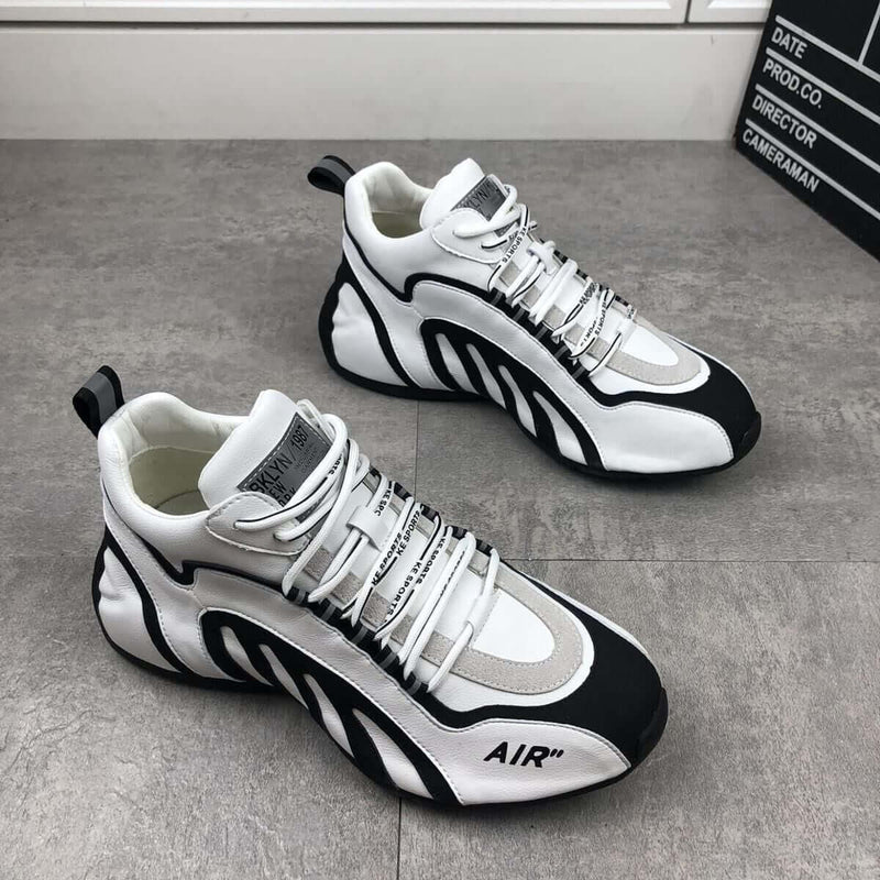 Tênis de Couro Masculino com Estampa Zebra Air