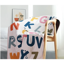 Toalha Colorida Infantil com Alfabeto – Conforto e Diversão para Todos