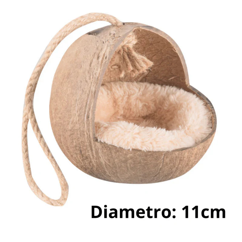 Refúgio Confortável de Madeira para Hamsters, Chinchilas e Porquinhos-da-Índia