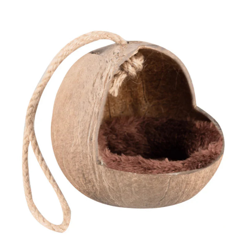 Refúgio Confortável de Madeira para Hamsters, Chinchilas e Porquinhos-da-Índia