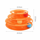 Torre Interativa de Bolinhas para Gatos - Diversão e Estímulo com 13 Itens