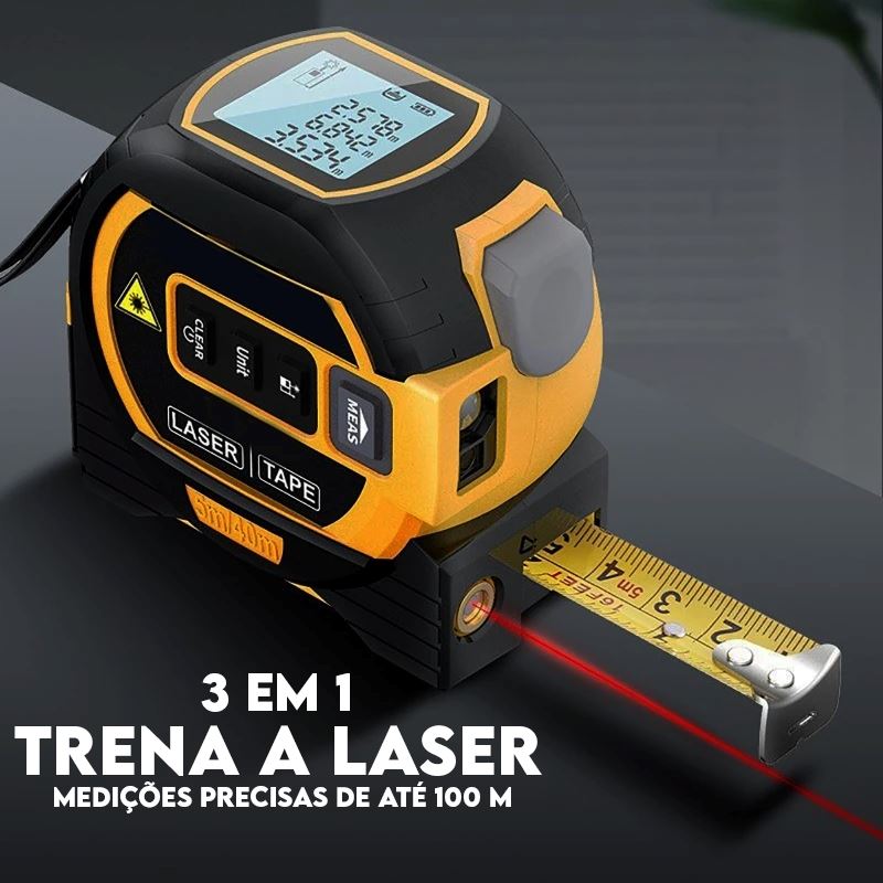 Trena Laser Multifuncional 3 em 1 | 100 Metros