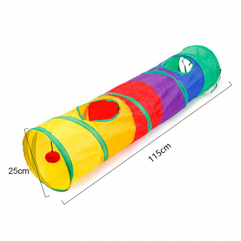 Túnel Interativo para Gatos: 14 Brincadeiras que Transformam a Diversão
