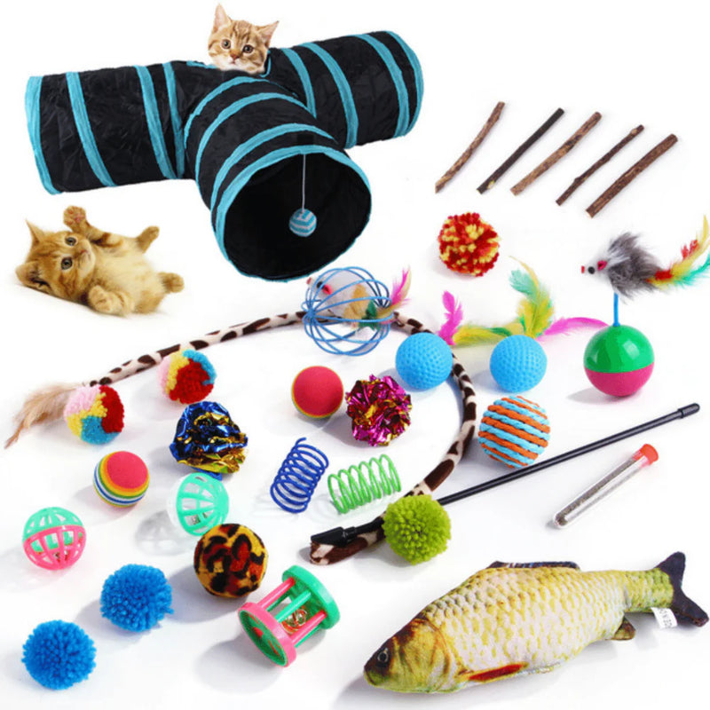 Túnel T Interativo Para Gatos: 30 Brinquedos Para Aumentar a Diversão e Estimular a Mente