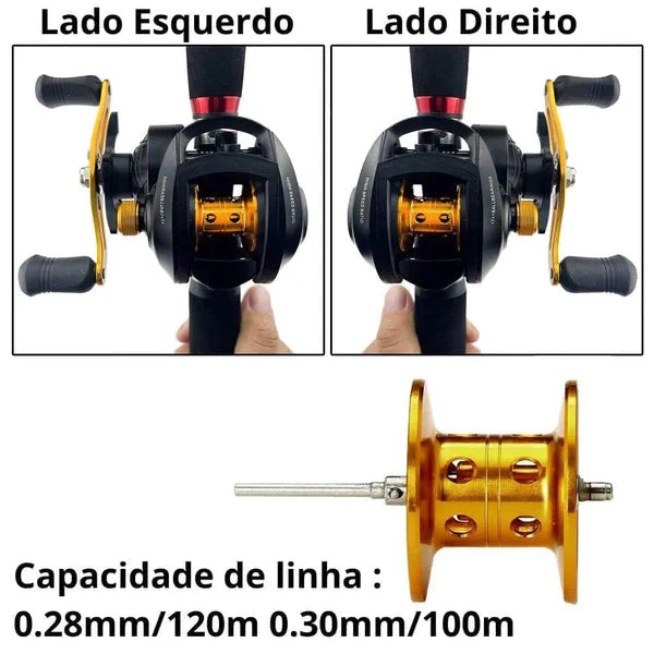 Vara De Pesca Com Carretilha GF200