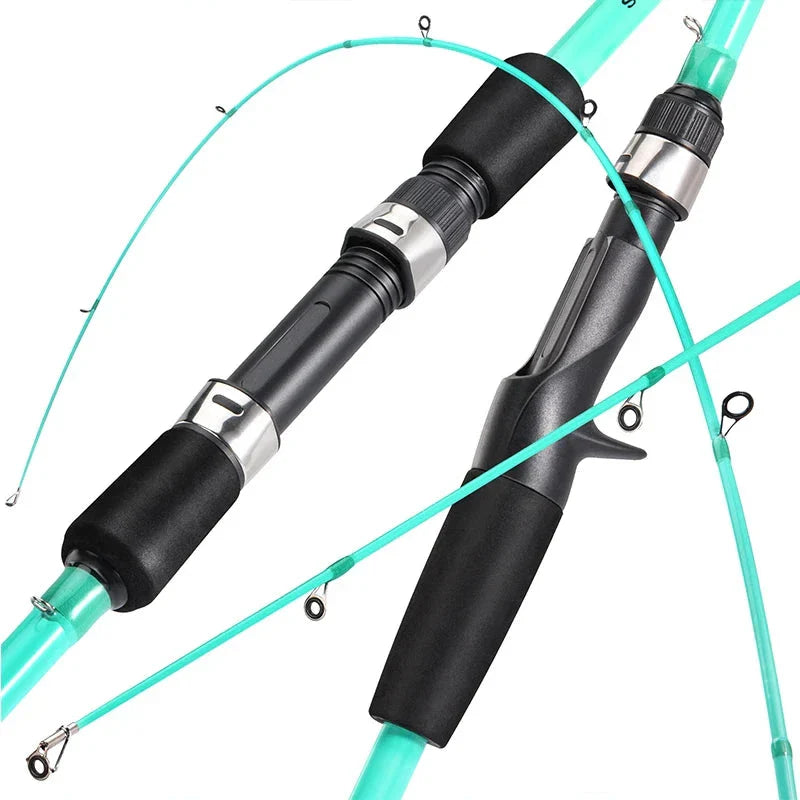 Vara De Pesca Sougayilang em Fibra De Carbono - Leveza e Agilidade em 4 Partes