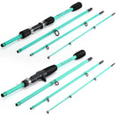 Vara De Pesca Sougayilang em Fibra De Carbono - Leveza e Agilidade em 4 Partes