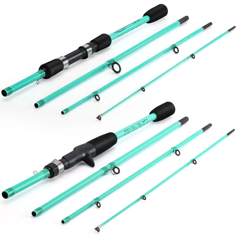 Vara De Pesca Sougayilang em Fibra De Carbono - Leveza e Agilidade em 4 Partes