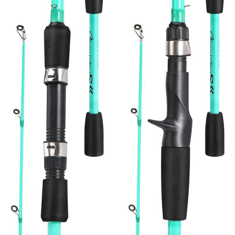 Vara De Pesca Sougayilang em Fibra De Carbono - Leveza e Agilidade em 4 Partes