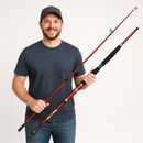 Vara de Pesca de Carbono 20kg – Performance e Leveza em 1,8m, 2,1m e 2,4m