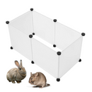 Cercadinho Dobrável e Desmontável Para Conforto de Coelhos e Roedores