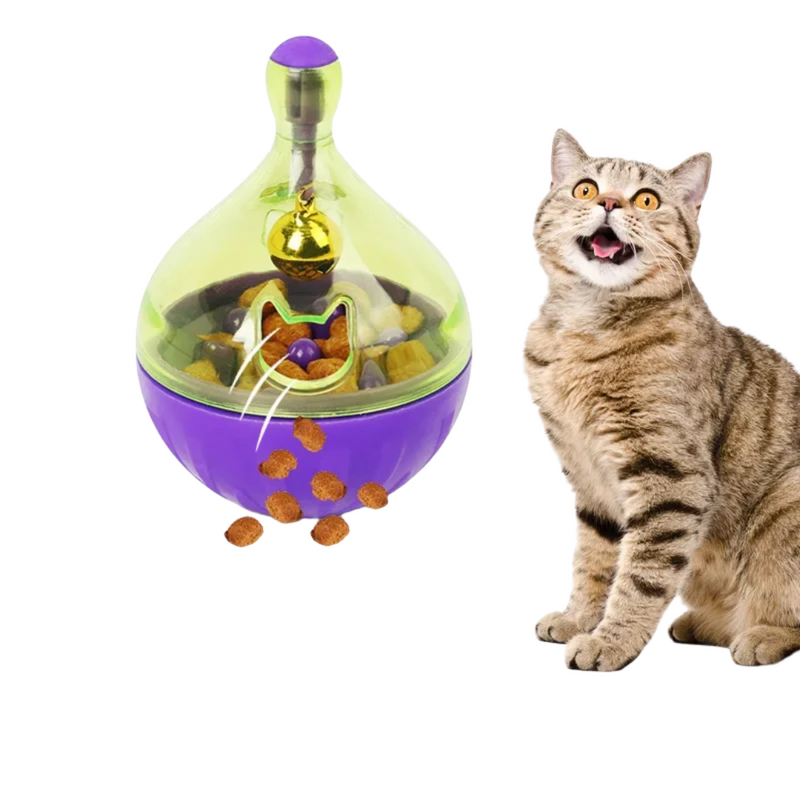 Brinquedo Dispenser Interativo para Petiscos: Divirta e Estimule Seu Pet