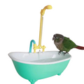 Banho Automático para Aves: Piscina com Fonte para Papagaios, Periquitos e Calopsitas