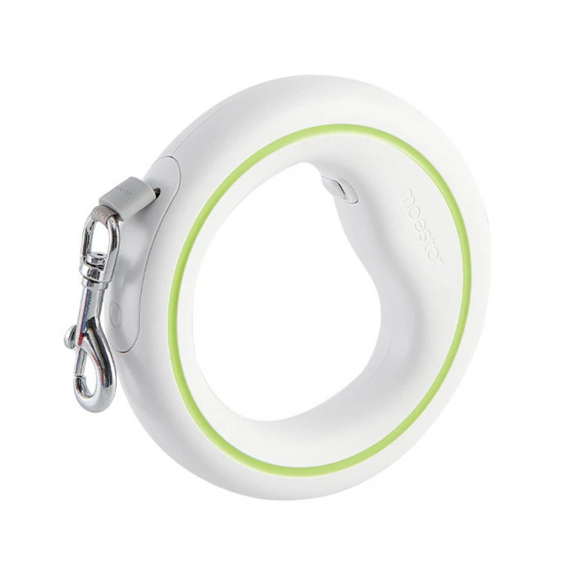 Guia Retrátil Circular com Fivela de Metal e Trava Inovadora para Praticidade e Segurança