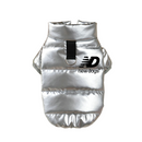 Jaqueta Puffer Impermeável para Pets The Dog Face com Alça Prática para Passeios Confortáveis