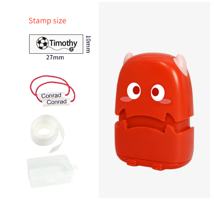 Carimbo Personalizável para Roupas - Transforme a Organização e Identificação do Seu Dia a Dia