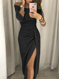 Vestido Feminino Brilhante Noite