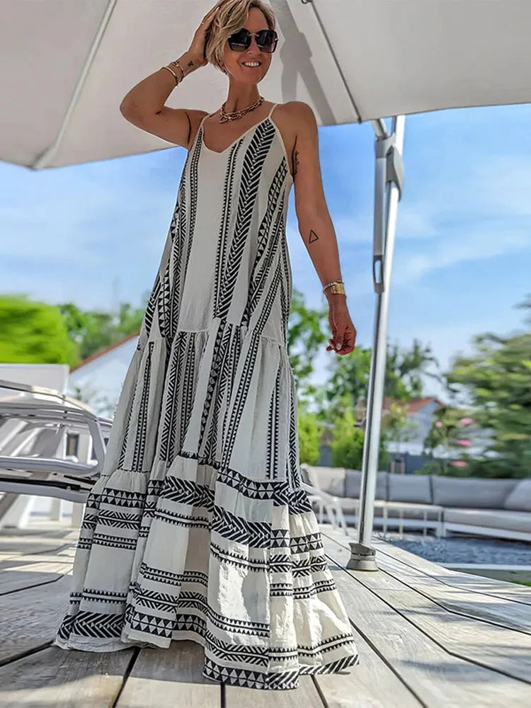 Vestido Feminino Longo Verão 2024