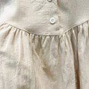 Vestido Infantil Bordado Abigail em Bege: Conforto e Estilo para Pequenas Donzelas